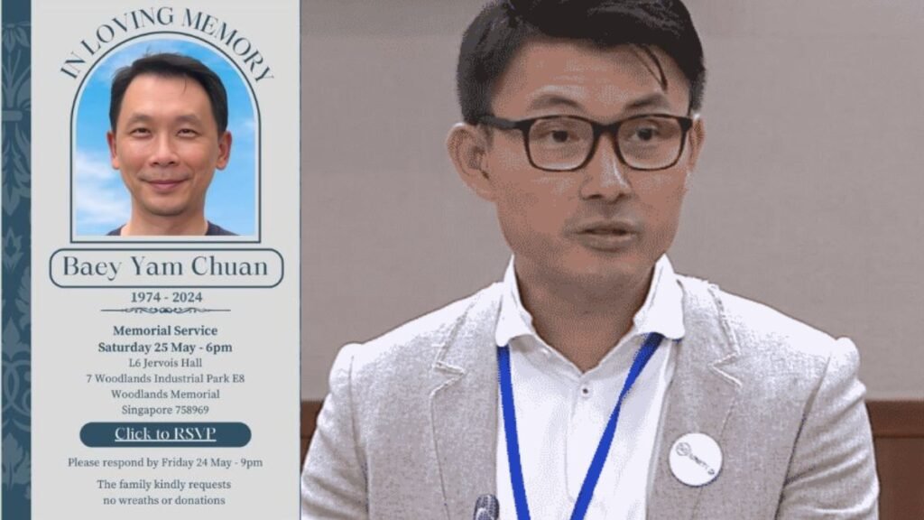 Singapore MP Baey Yam Keng's youngest brother dies from brain haemorrhage