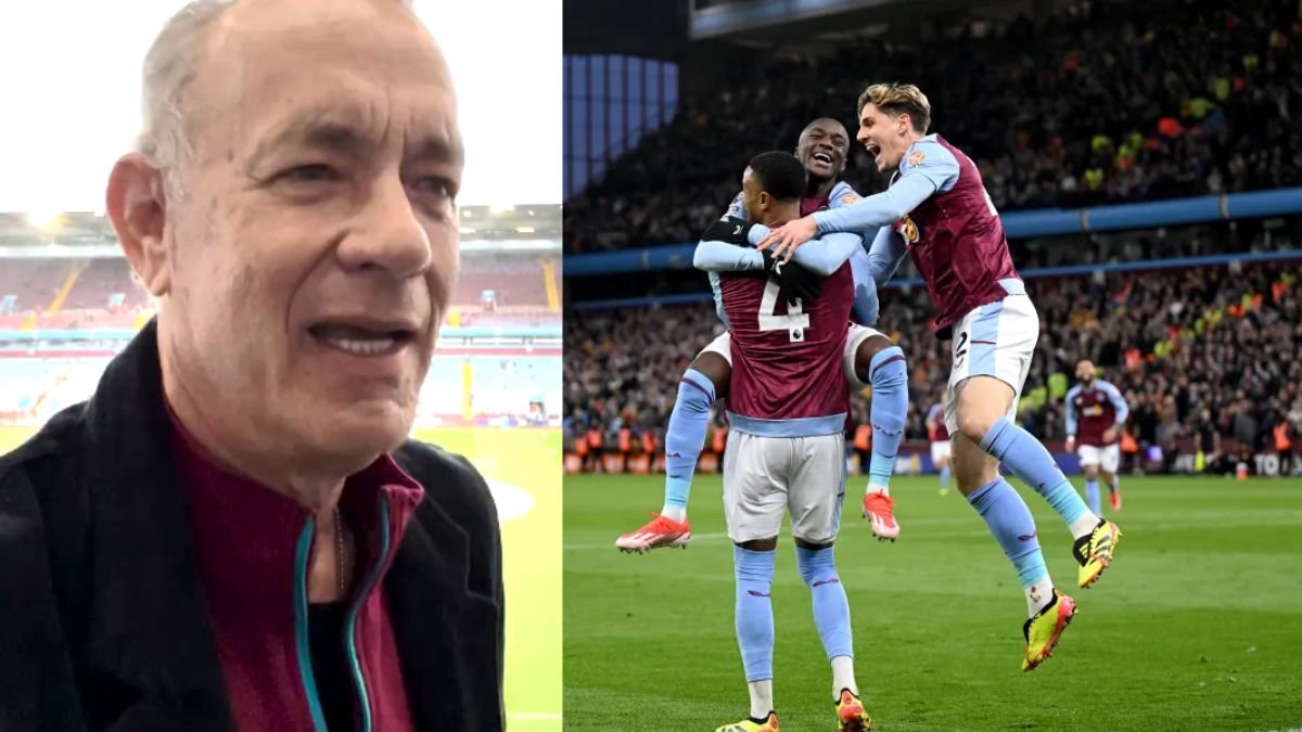 Tom Hanks steals the show as he witnesses Aston Villa in action against Liverpool