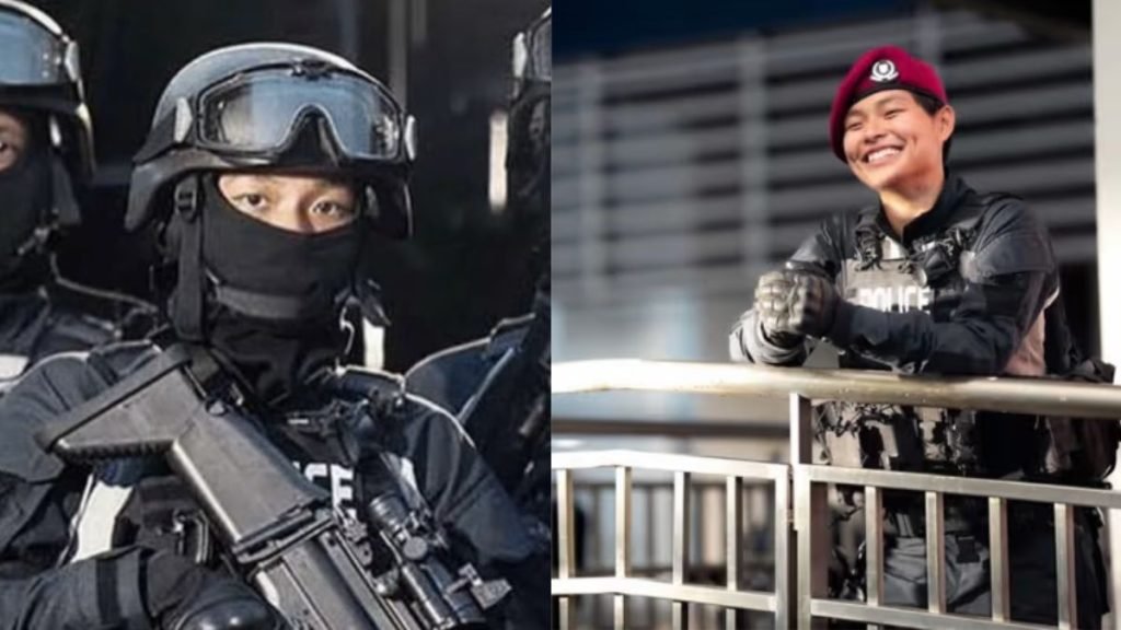 Heartfelt Tribute: Husband Salutes Wife As Singapore's 1st Female Police Tactical Unit Officer