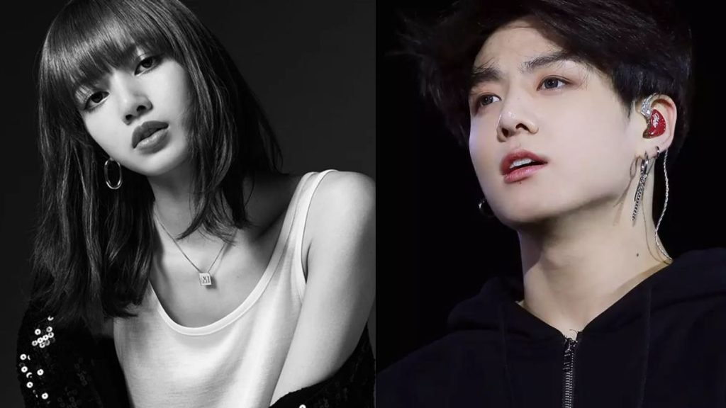 Lisa and Jungkook