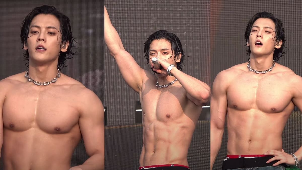 BTOB’s Minhyuk Wows Fans with Shirtless Performance at Waterbomb